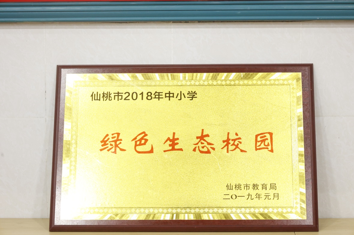 仙桃市2018年中小学绿色生态校园